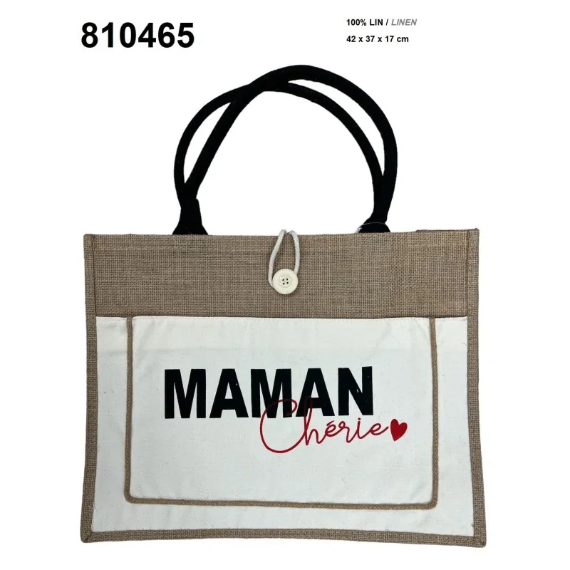 Sac cabas personnalisé Maman Chérie