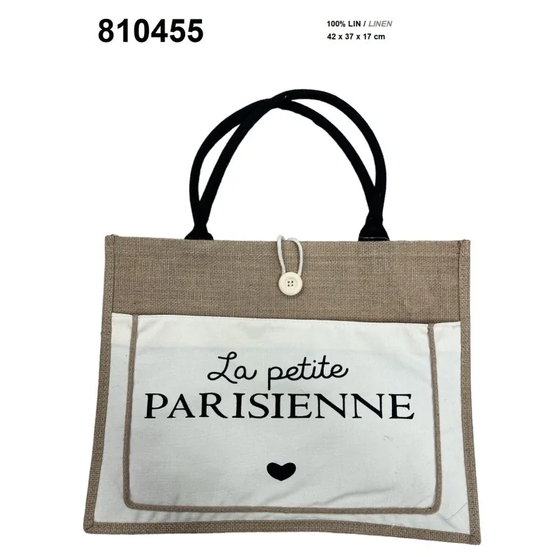 Sac cabas tote bag La Petite Parisienne