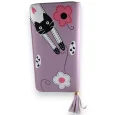 Purple Cat Wallet