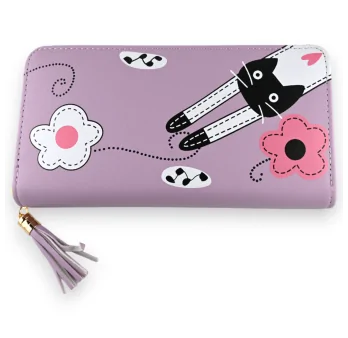 Purple Cat Wallet