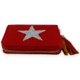 Cartera roja estrella