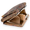 Small compact wallet made of cork