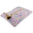 Pochette J'ADORE en coton imprimé liberty