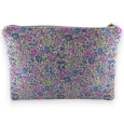 Pochette J'ADORE aus Baumwollstoff mit Liberty-Druck