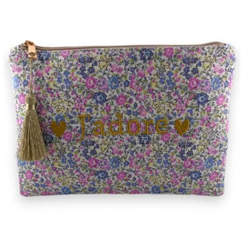 I love the printed cotton Liberty pouch