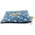 HAPPY Cotton Flower Tote Bag in Blue Shade