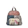 Zweifarbiger Rucksack Sweet Candy Colombe