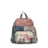 Zweifarbiger Rucksack Sweet Candy Colombe