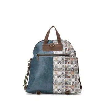 Zweifarbiger Rucksack Sweet Candy Colombe