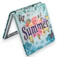 Pocket Mirror Summer Turquoise