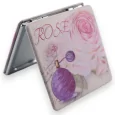 Romantischer rosa Taschenspiegel