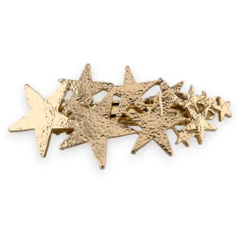 Golden star rain hair clip