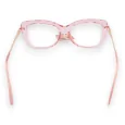 Transparent Pink Fantasy Glasses