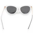 Lunettes fantaisie papillon noir et blanc