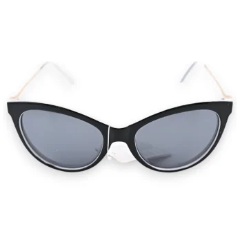 Fancy black and white butterfly glasses