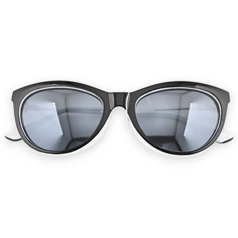 Lunettes fantaisie papillon noir et blanc