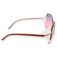Fantasy glasses in shades of plum and pink