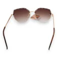 Brown tinted oval glasses
