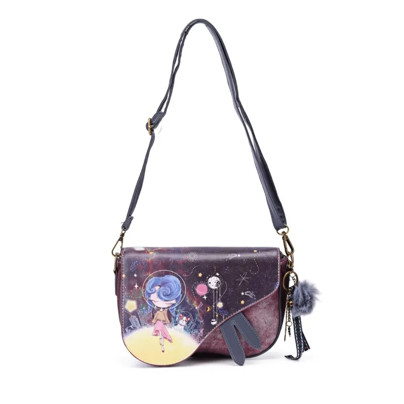 Kleines Mädchen Astronauten Schultertasche