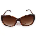 Brown leopard glasses with jewelled arms