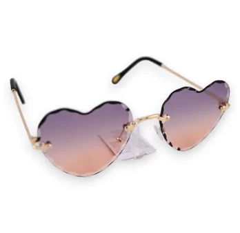 Hippie Heart Sunglasses Brown Gradient Shades