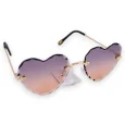 Hippie Heart Sunglasses Brown Gradient Shades