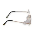 Lunettes coeur blanc transparent