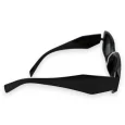 Lunettes rectangle noire chic