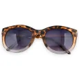 Lunettes bi couleur leopard marron beige