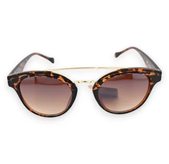 Leopard print designer sunglasses