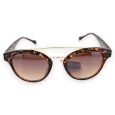 Leopard print designer sunglasses