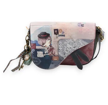 Süße Candy-Schultertasche im Zug Süße Candy-Schultertasche im Zug
