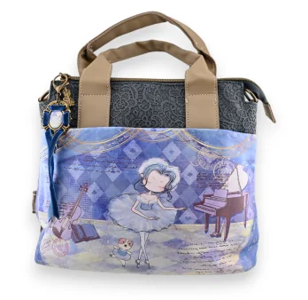 Square sweet candy handbag with its ballerina star