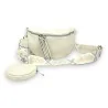 Beige crossbody fanny pack