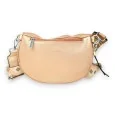 Metallic pink fanny pack crossbody bag