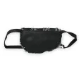 Bolso bananeo bandolera jeans negro deslavado