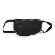 Fanny pack crossbody black washed-out denim