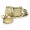 Golden shoulder fanny pack