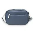 Navy blue square shoulder bag