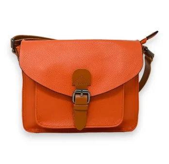 Orange shoulder bag briefcase