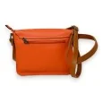 Sac cartable bandoulière orange