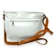 Silver round shoulder bag briefcase