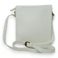 White briefcase-shaped pouch