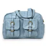 Synthetic Handbag Elena Sky Blue