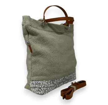 Borsa a Mano Glam Deluxe Denim Beige