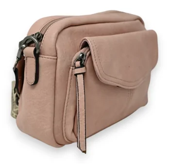 Bolso bandolera rectangular rosa