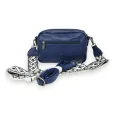 Sac bandoulière rectangle bleu marine