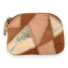 Porte monnaie patchwork camel