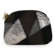 Cartera de patchwork negra