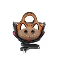 Handbag CAT color taupe